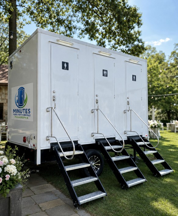 Luxury restroom trailer rental Philadelphia